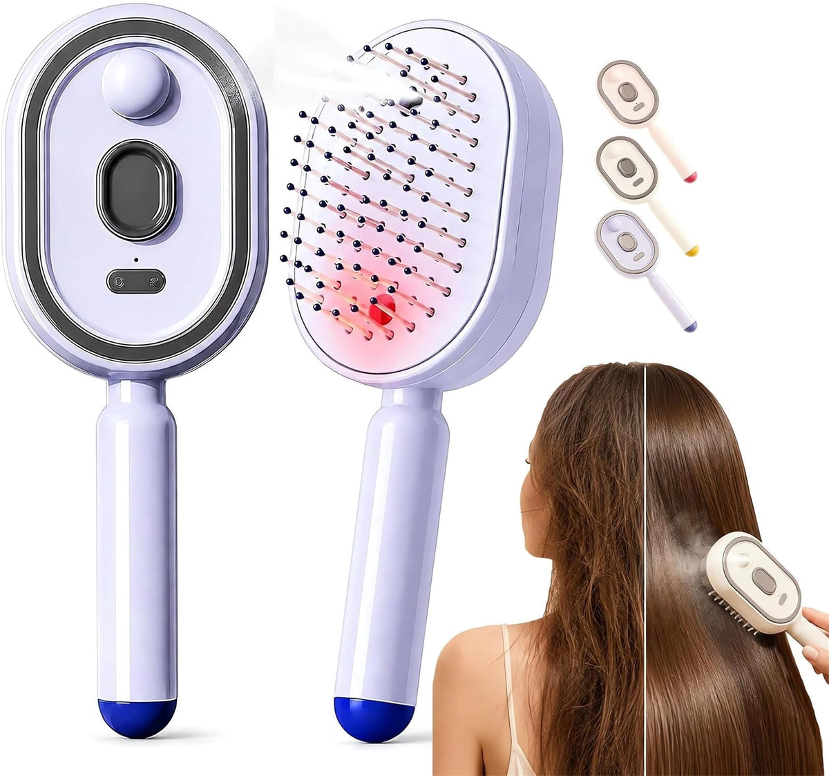 3-in-1 Electric Spray Hair Brush