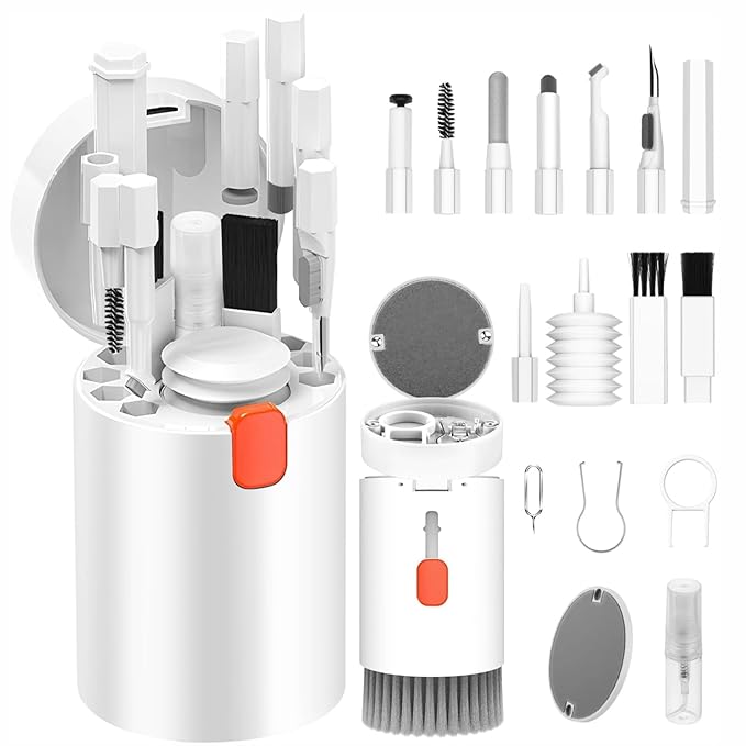 Smart gadget cleaning kit for phones, laptops, and earbuds